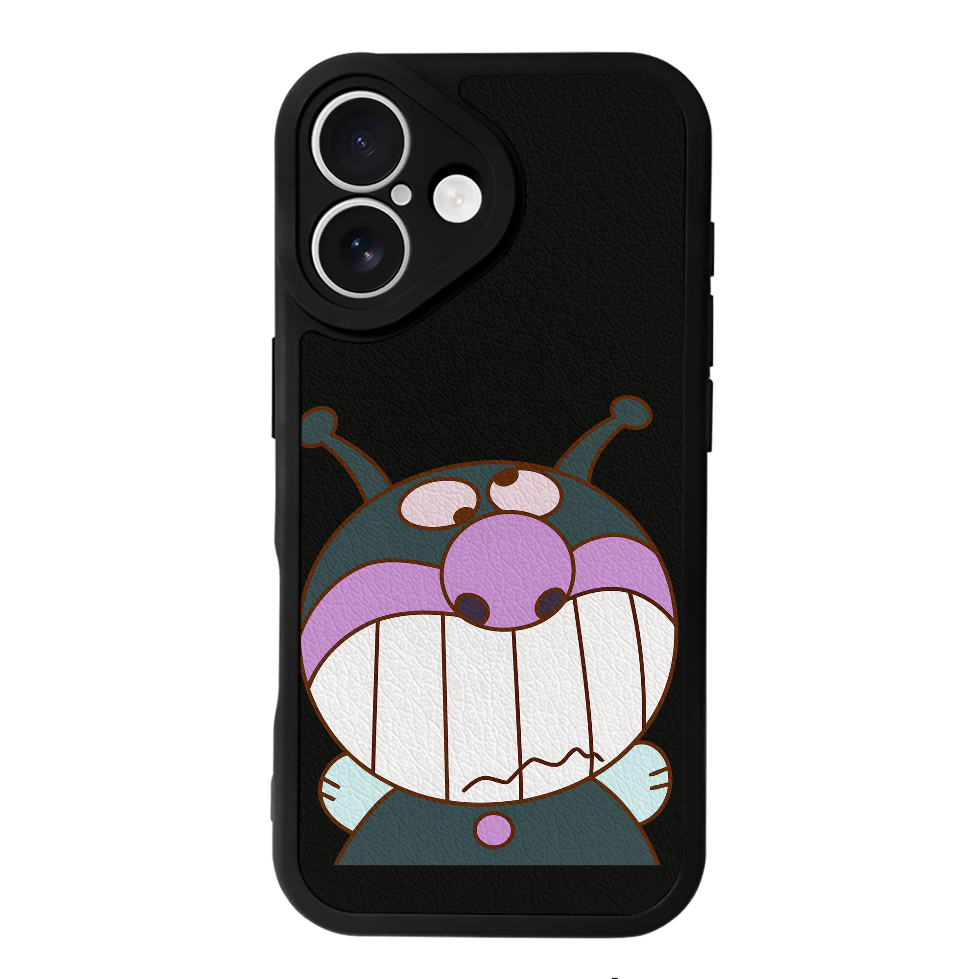 （画像用） アンパンマン Anpanman 【iPhone 16シリーズ対応】シリコンスマホケース（レザー調） 材質：シリコン
